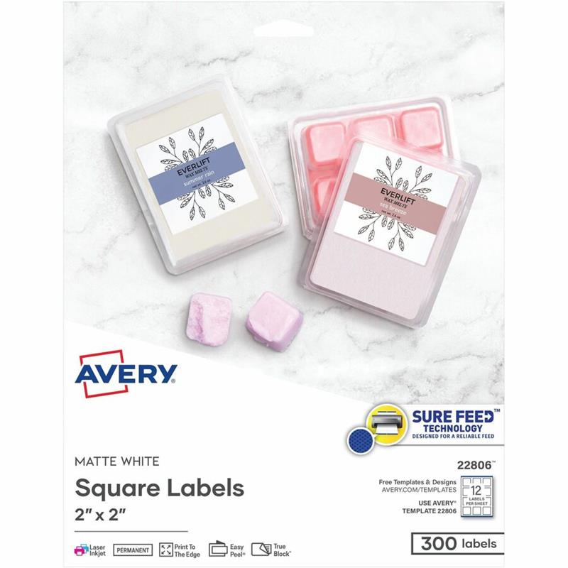 Image Printable Square Labels