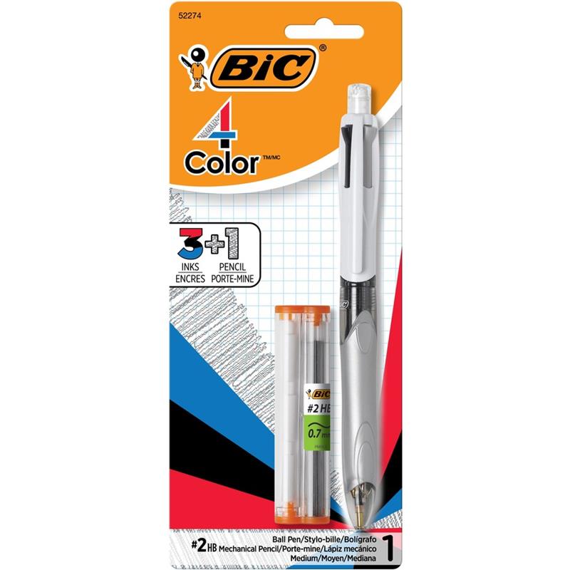 Image Stylo bille + portemine rétractable 4-Color™ 3+1