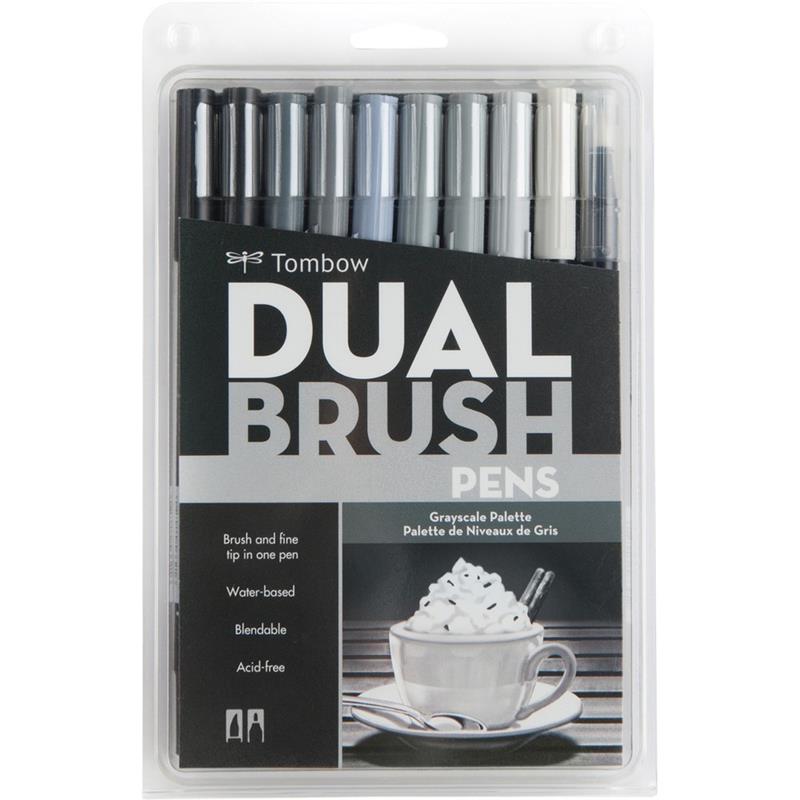 Image Ensemble feutres-pinceaux double pointes