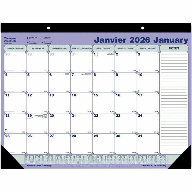 Image Monthly Desk Pad Calendar (2026)